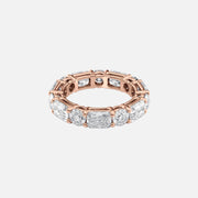  Alternating Radiant And Round Basket Eternity Ring 18k Rose Gold 5 7 001