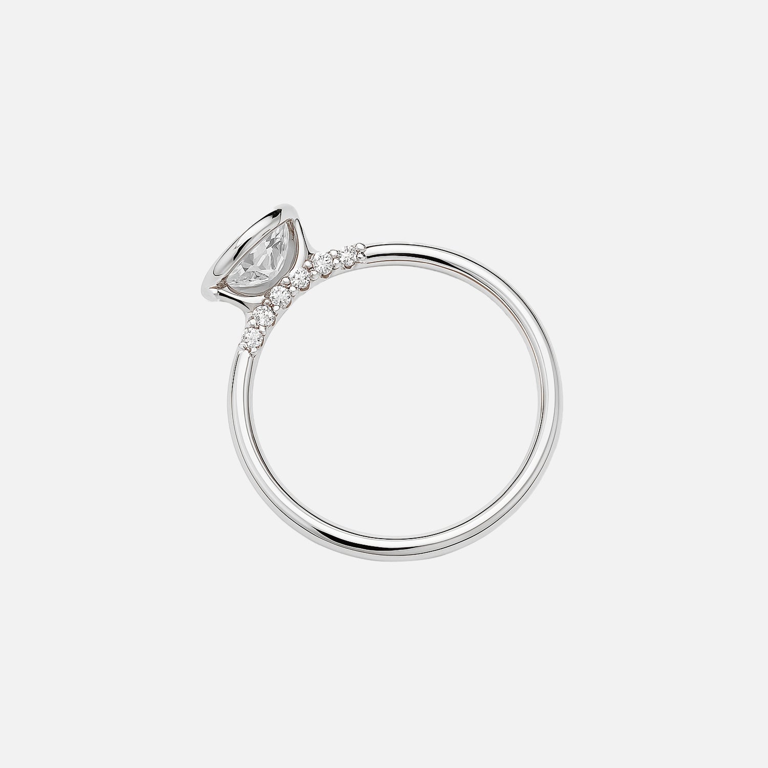  Amanda Lab Diamond 14k White Gold 2