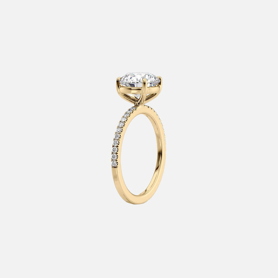 The Pave Andrewe Cushion Moissanite Ring - KNT - Engagement Rings, Wedding Bands & Fine Jewelry