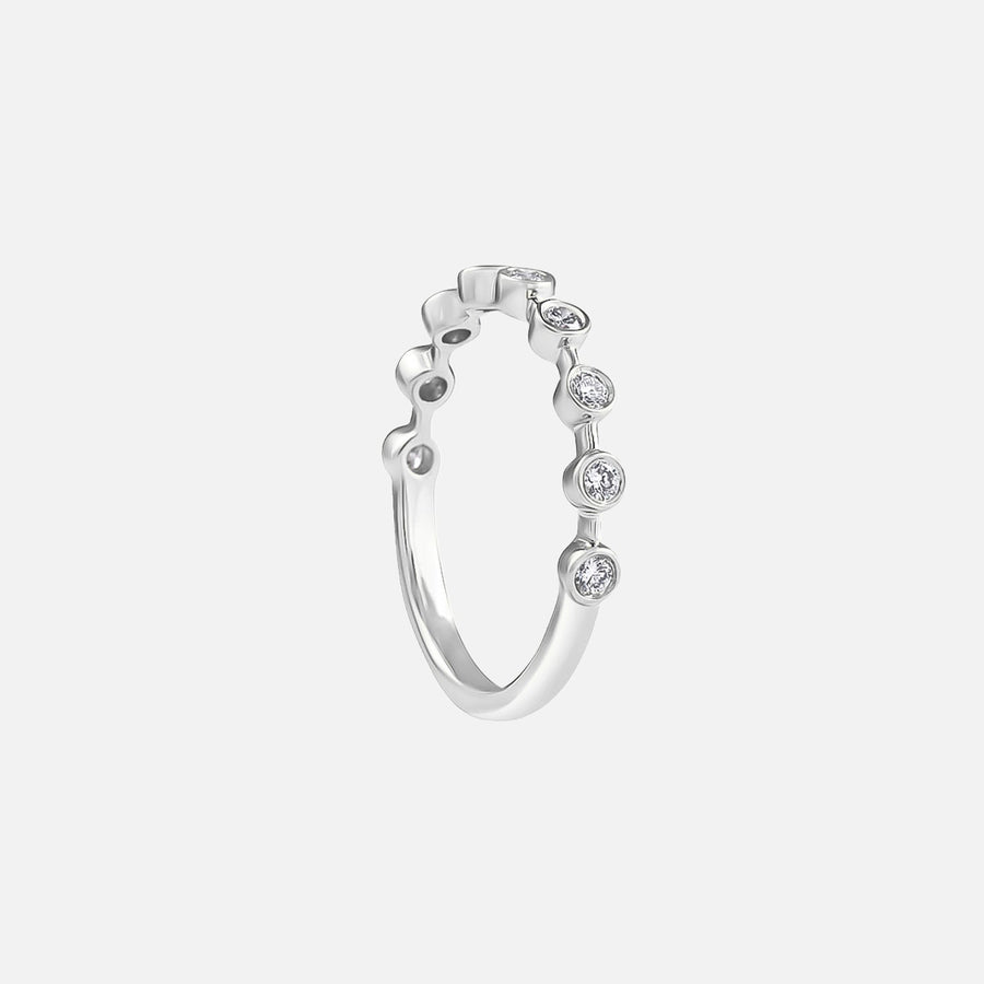  Athena Moissanite 18k White Gold 2