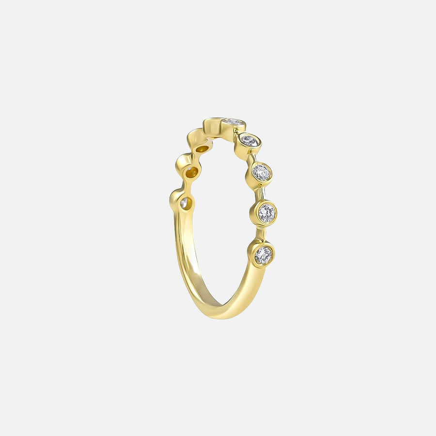  Athena Moissanite 18k Yellow Gold 2