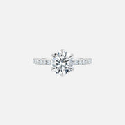  Audrey Lab Diamond 18k White Gold Round 1