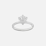  Audrey Lab Diamond 18k White Gold Round 3