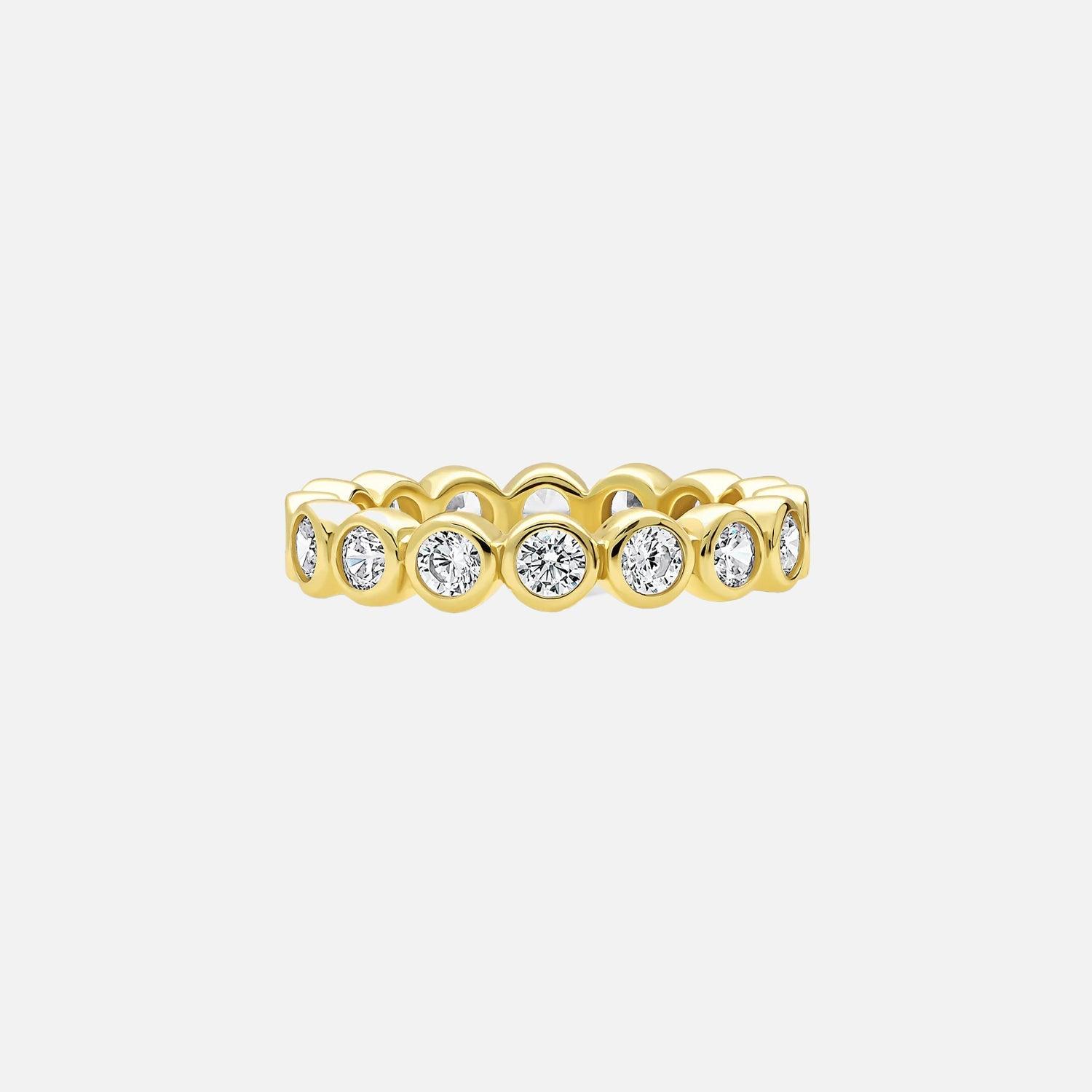 The Pave Bubble Flashes Moissanite Ring - KNT - Engagement Rings, Wedding Bands & Fine Jewelry