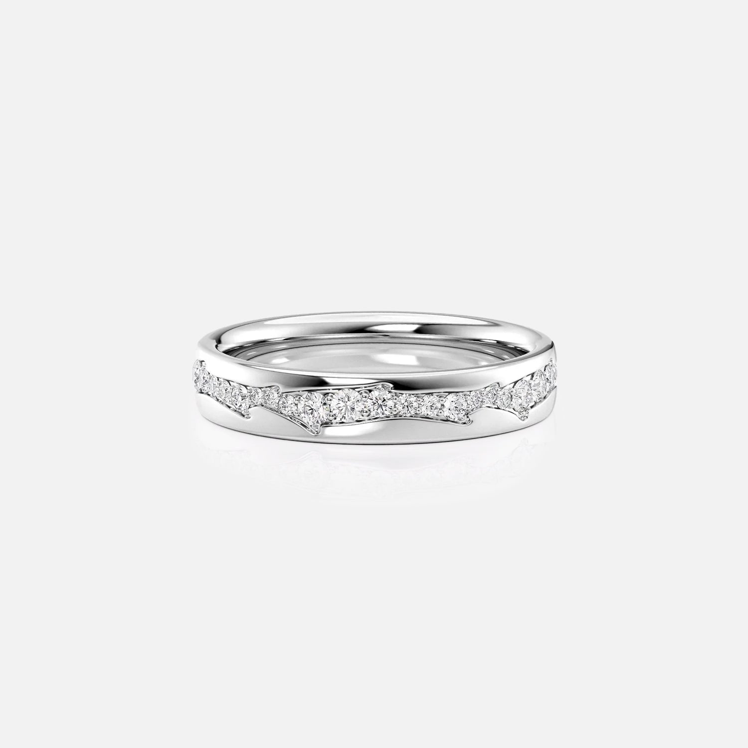 The Designer Dia Dewdrop Pave Moissanite Ring - KNT - Engagement Rings, Wedding Bands & Fine Jewelry