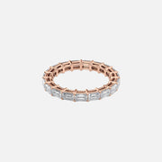  East West Emerald Eternity Ring 18k Rose Gold 2 5 001