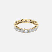  East West Emerald Eternity Ring 18k Yellow Gold 4 0 001