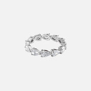  East West Pear Eternity Ring 14k White Gold 2 5 001