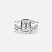 Emerald Helena Ring Stack - KNT - Engagement Rings, Wedding Bands & Fine Jewelry
