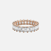  Emerald U Prong Eternity Ring 14k Rose Gold 5 5 001