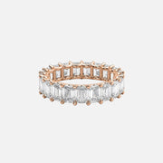  Emerald U Prong Eternity Ring 14k Rose Gold 6 0 001