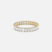 Emerald U Prong Eternity Ring 14k Yellow Gold 3 0 001