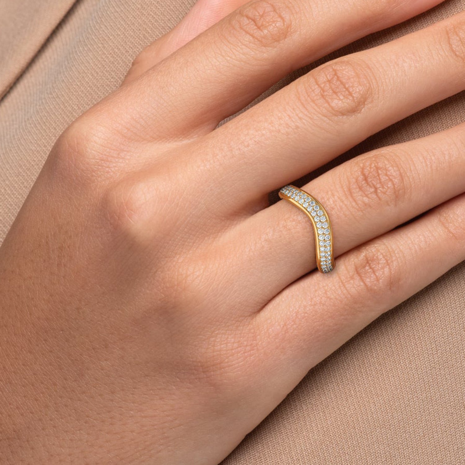 The Pave Endless Affection Diamonds Moissanite Ring - KNT - Engagement Rings, Wedding Bands & Fine Jewelry