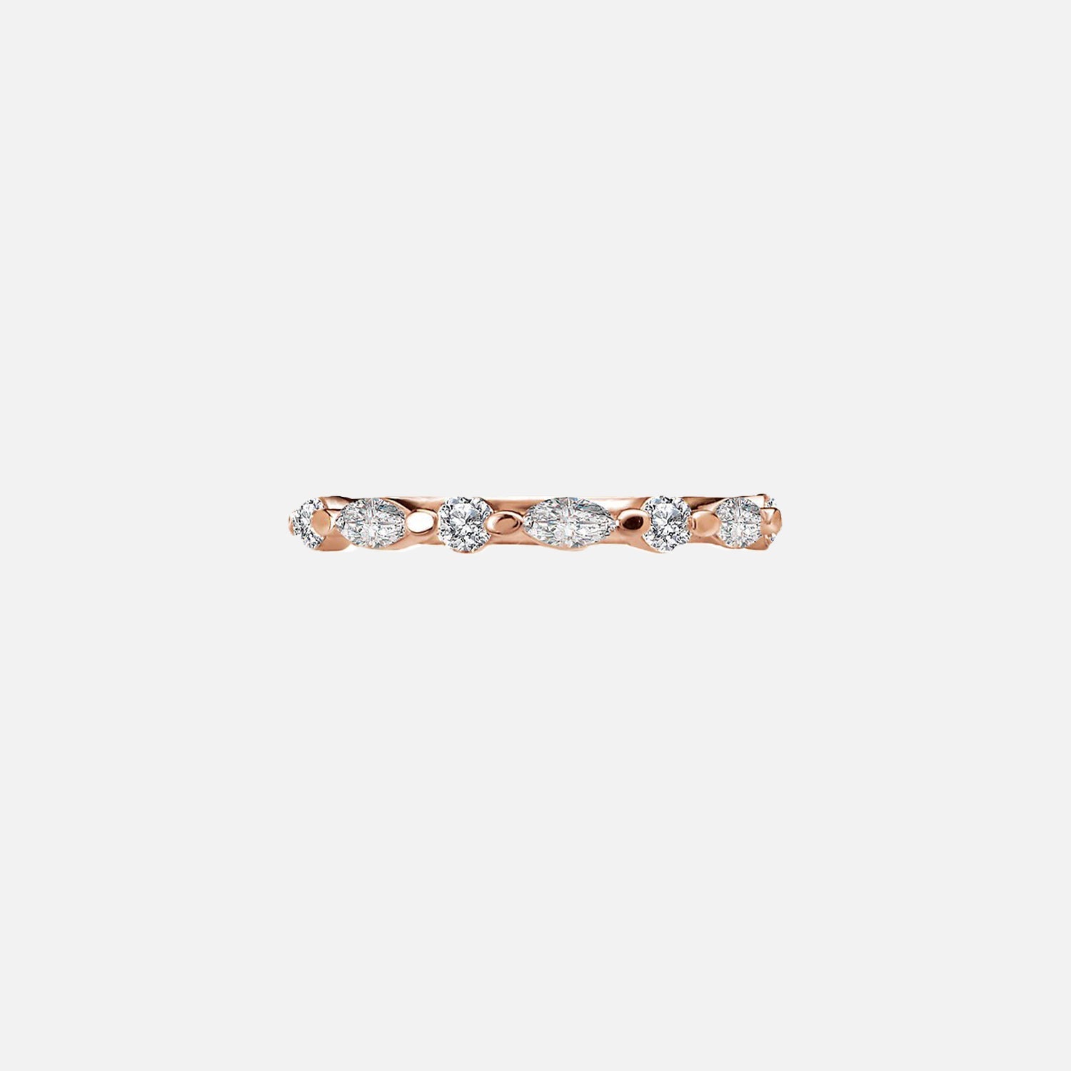  Evelyne Moissanite 14k Rose Gold 2
