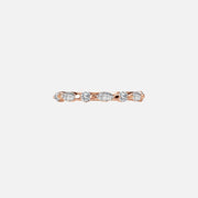 Evelyne Moissanite 14k Rose Gold 2