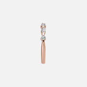  Evelyne Moissanite 14k Rose Gold 4