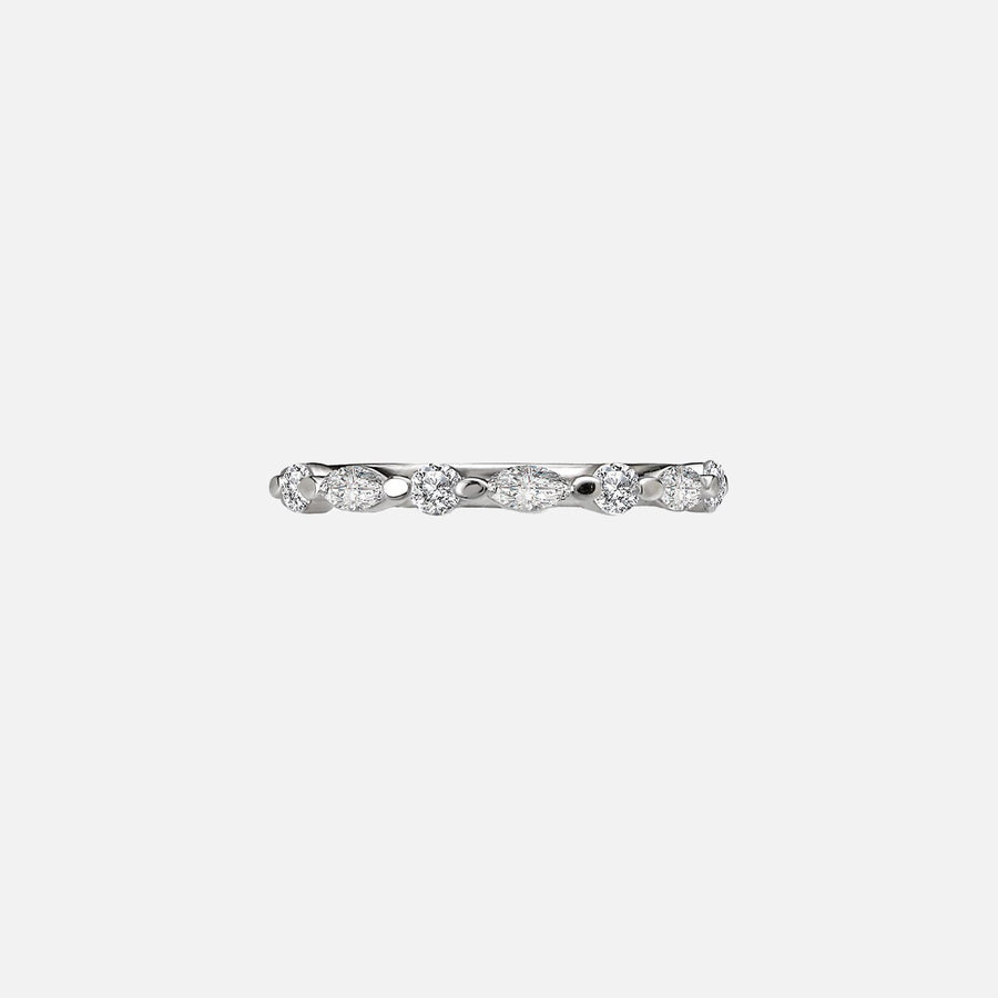  Evelyne Moissanite 14k White Gold 2