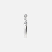  Evelyne Moissanite 14k White Gold 4