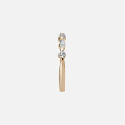  Evelyne Moissanite 14k Yellow Gold 4
