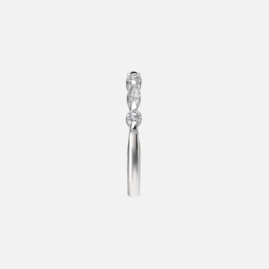  Evelyne Moissanite 18k White Gold 4
