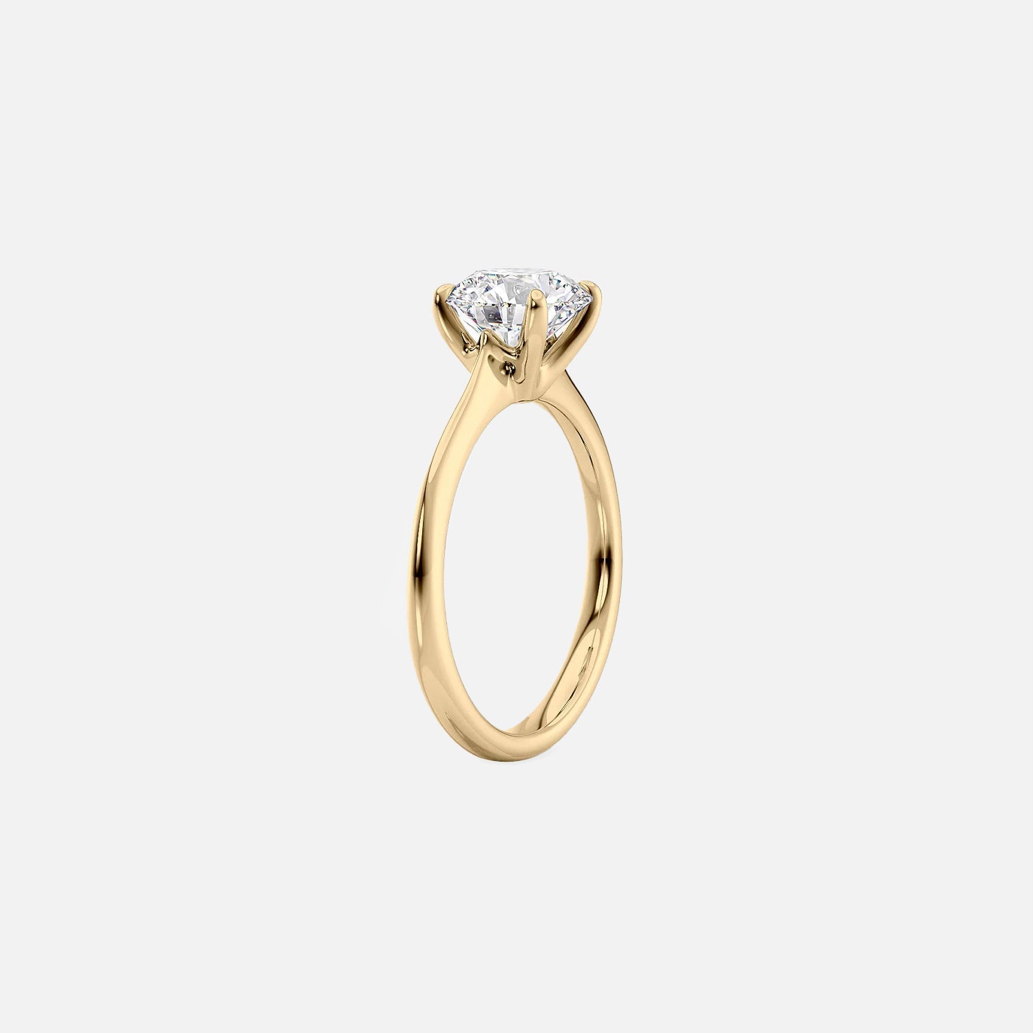 The Solitaire Glamour Princess Moissanite Ring - KNT - Engagement Rings, Wedding Bands & Fine Jewelry