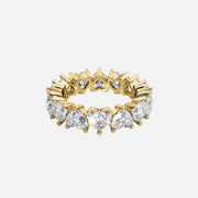  Heart Eternity Ring 14k Yellow Gold 6 5 001