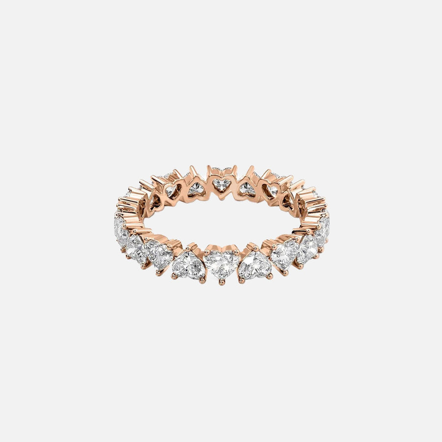  Heart Eternity Ring 18k Rose Gold 2 5 001