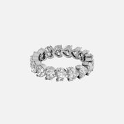  Heart Shared Prong Eternity Ring 14k White Gold 4 5 001
