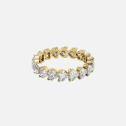  Heart Shared Prong Eternity Ring 18k Yellow Gold 3 0 001