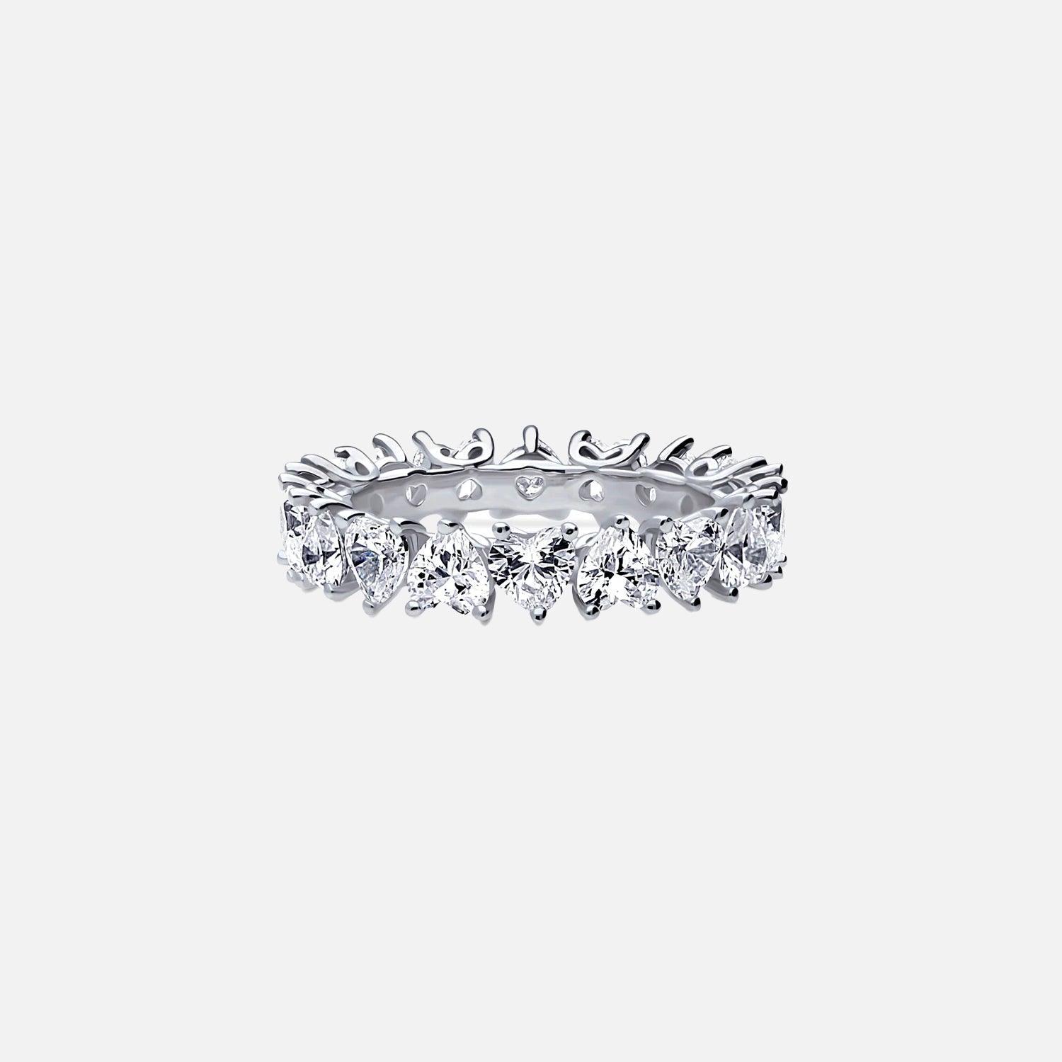 The Eternity Hethera Prong Moissanite Ring - KNT - Engagement Rings, Wedding Bands & Fine Jewelry
