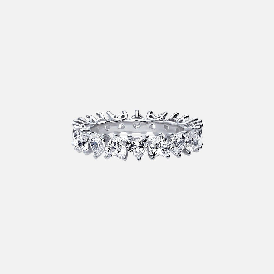 The Eternity Hethera Prong Moissanite Ring - KNT - Engagement Rings, Wedding Bands & Fine Jewelry