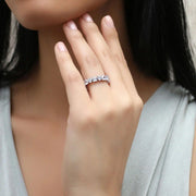The Eternity Hethera Prong Moissanite Ring - KNT - Engagement Rings, Wedding Bands & Fine Jewelry