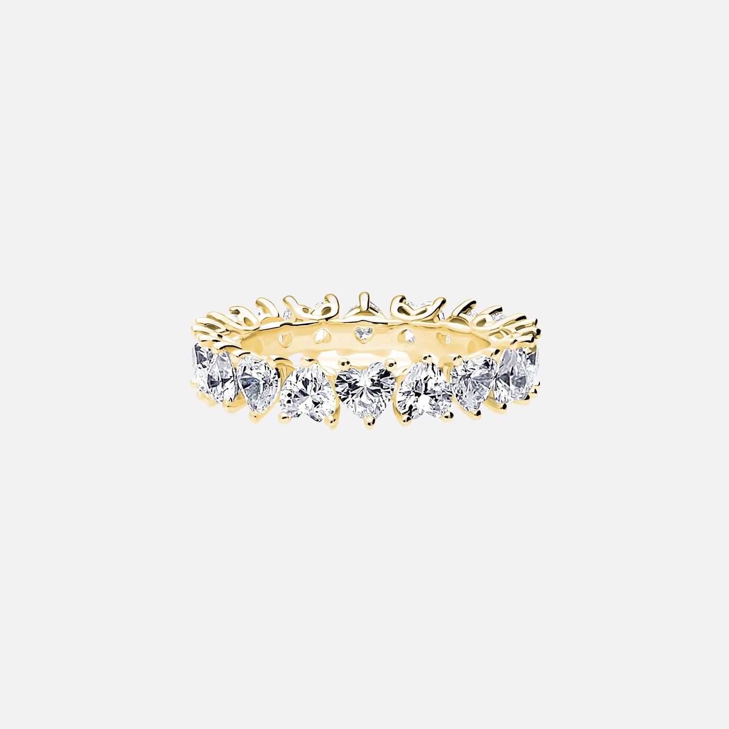 The Eternity Hethera Prong Moissanite Ring - KNT - Engagement Rings, Wedding Bands & Fine Jewelry