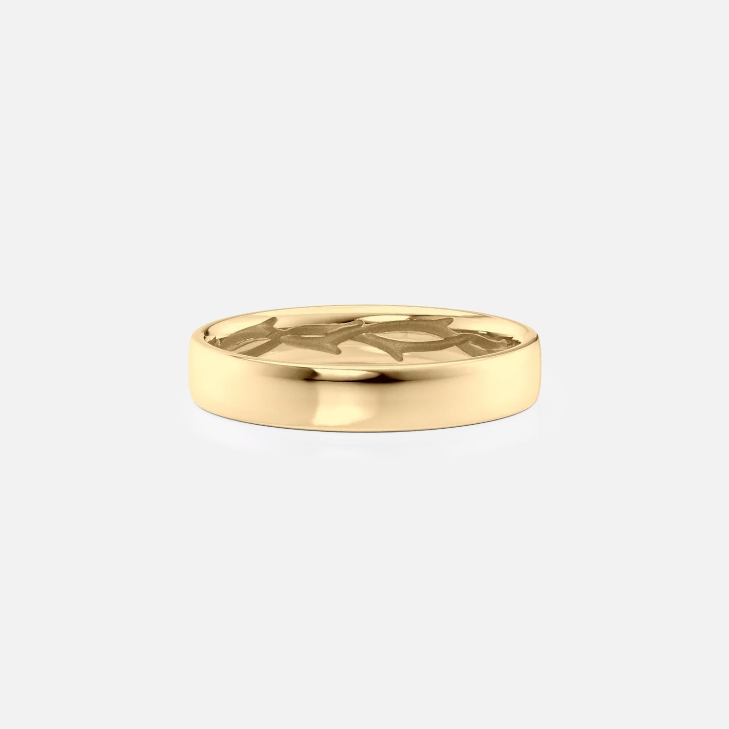 The Classic Hidden Vine Cigar Moissanite Ring - KNT - Engagement Rings, Wedding Bands & Fine Jewelry