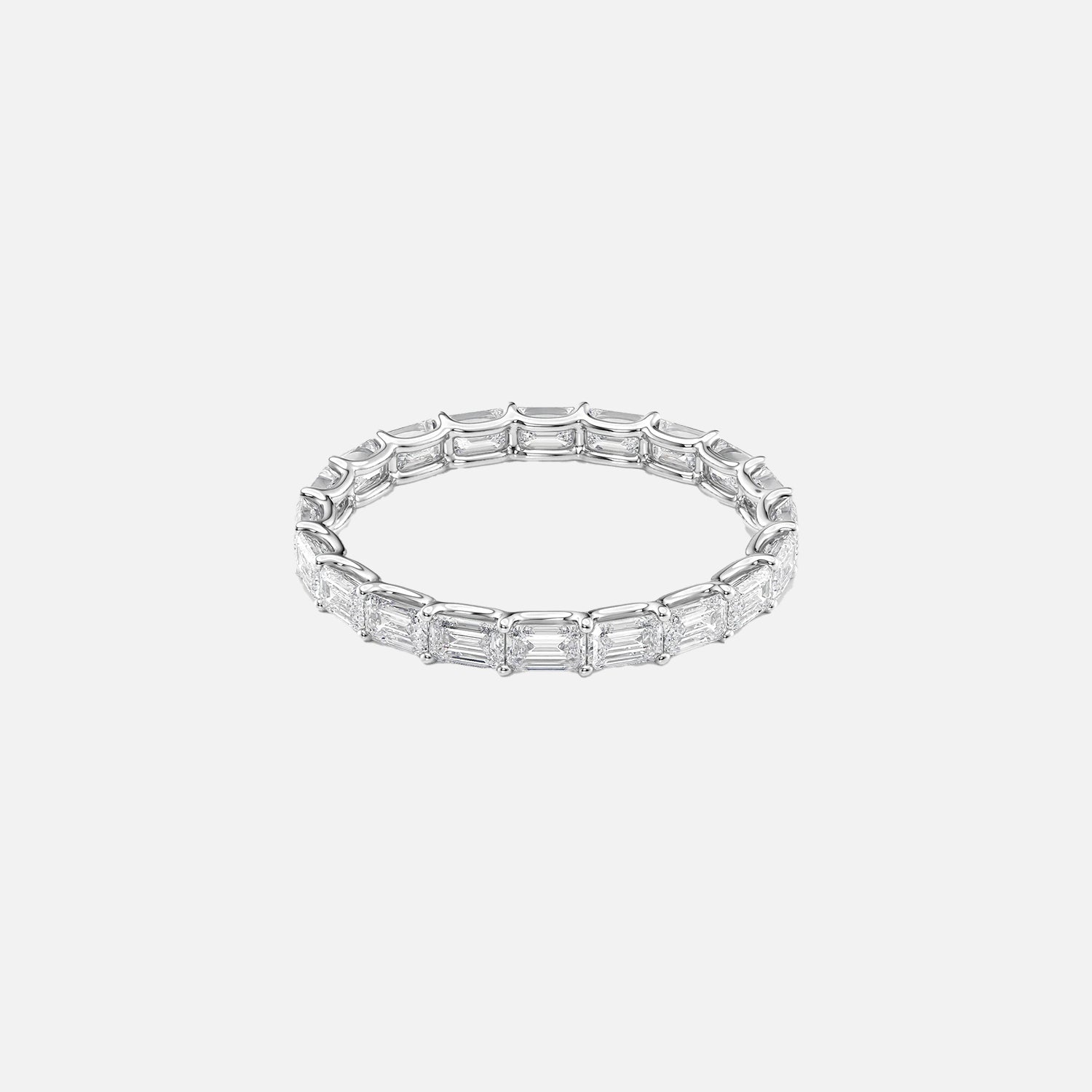 The Eternity Horizons Prong Moissanite Ring - KNT - Engagement Rings, Wedding Bands & Fine Jewelry