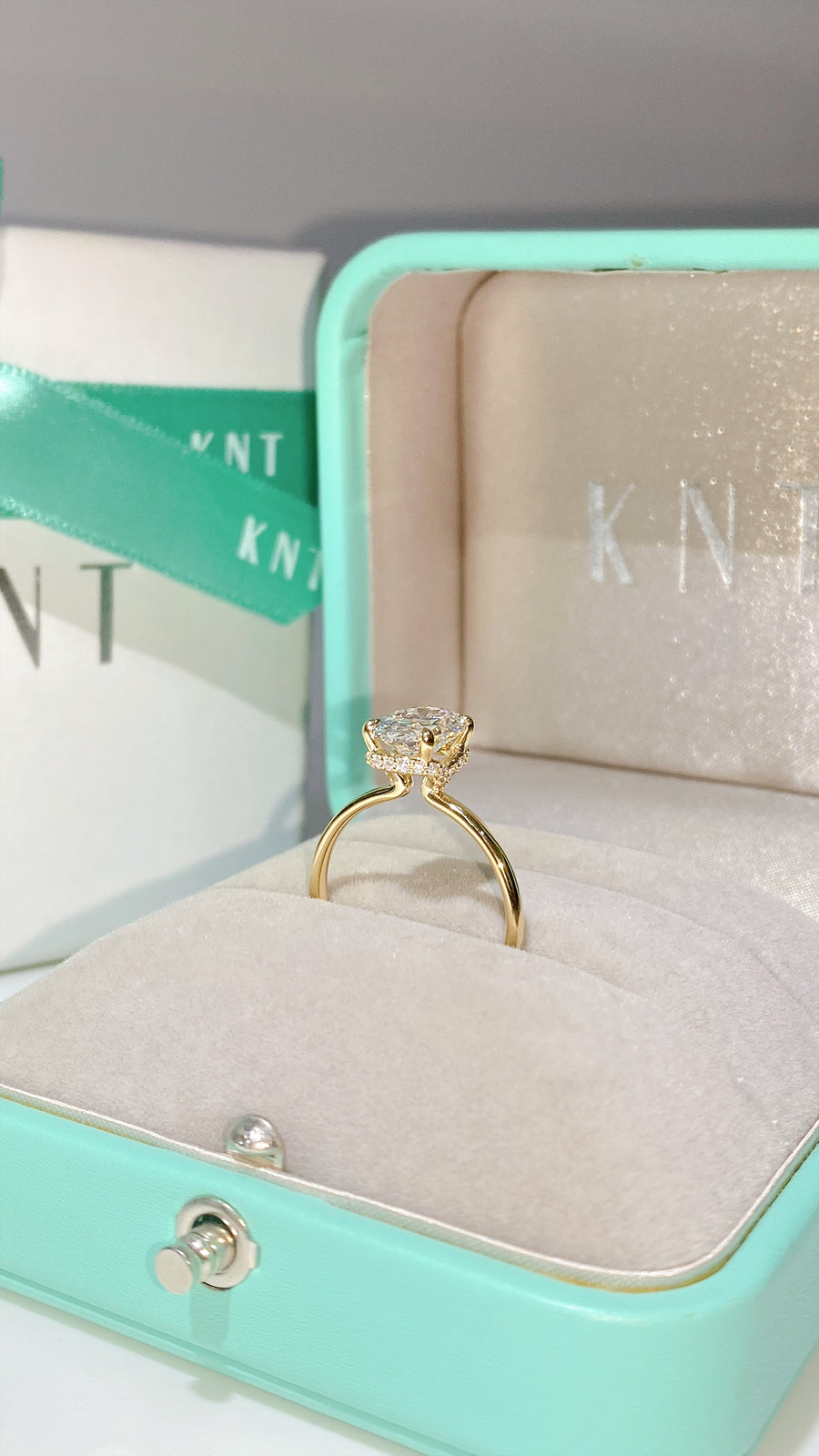 The Solitaire Margot · 2.0 Carat Oval Lab Diamond