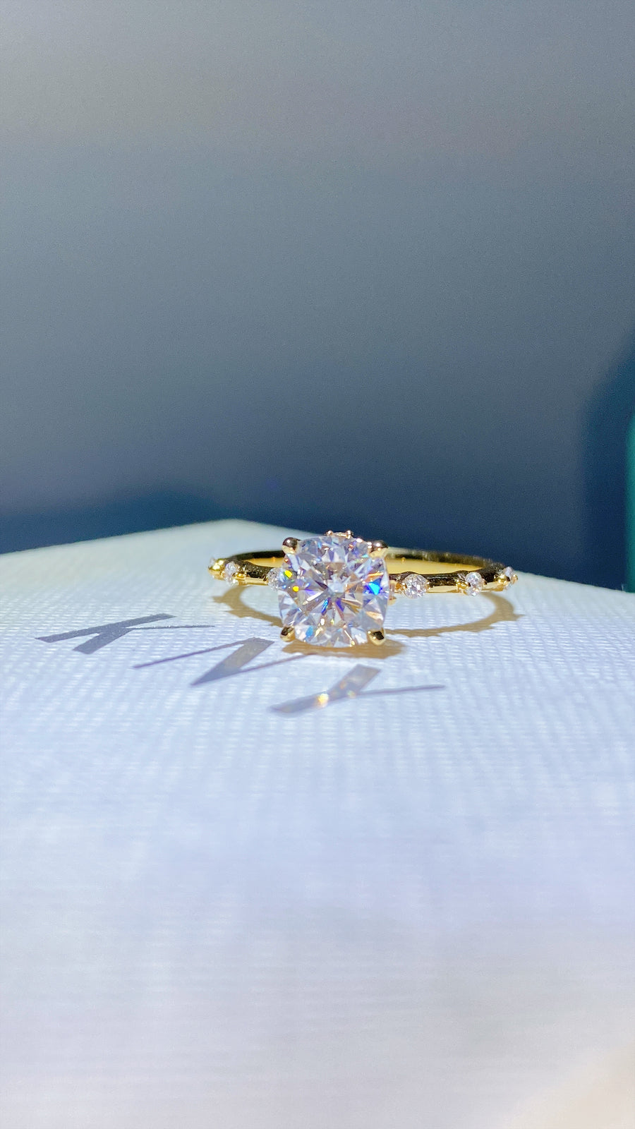 The Solitaire Penelope - 1.5 Carat Cushion Moissanite