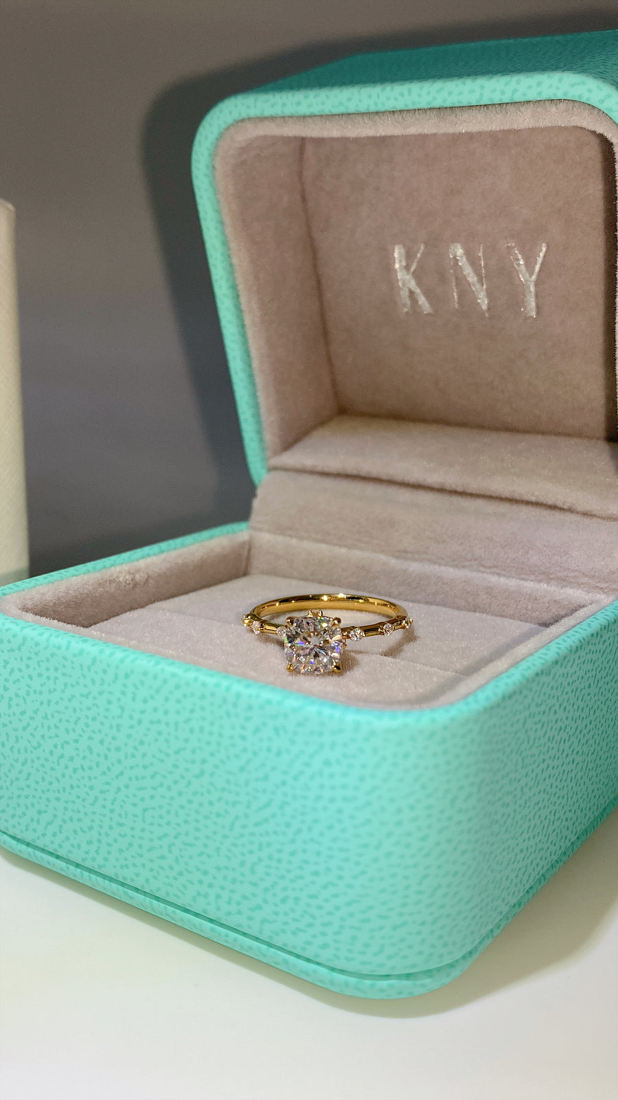 The Solitaire Penelope - 1.5 Carat Cushion Moissanite
