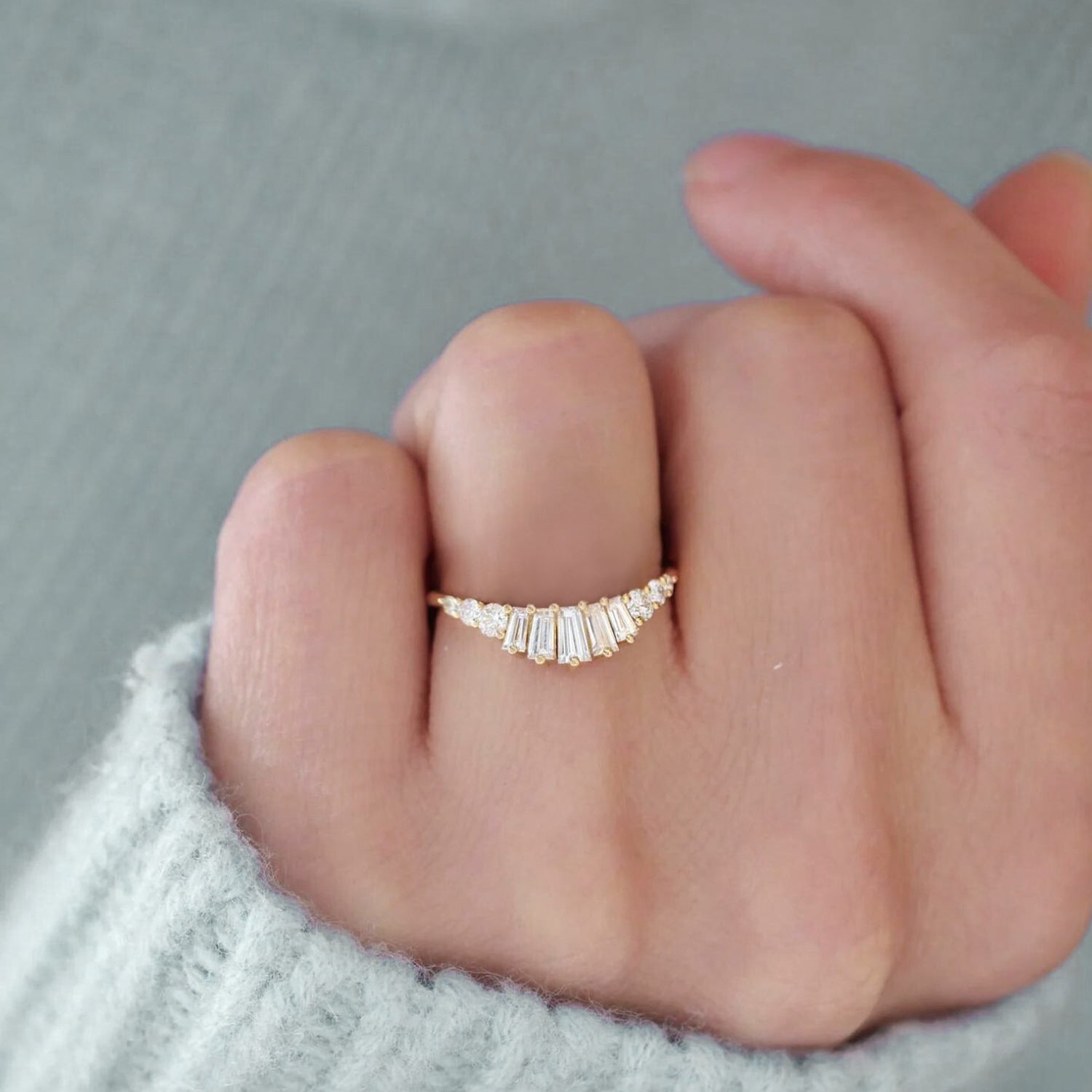 The Prong Iris Moissanite Ring - KNT - Engagement Rings, Wedding Bands & Fine Jewelry