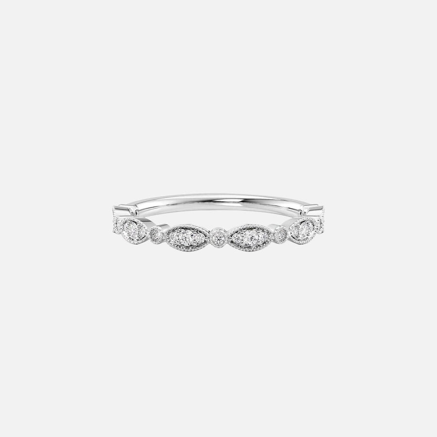 The Pave Lily Prong Moissanite Ring - KNT - Engagement Rings, Wedding Bands & Fine Jewelry