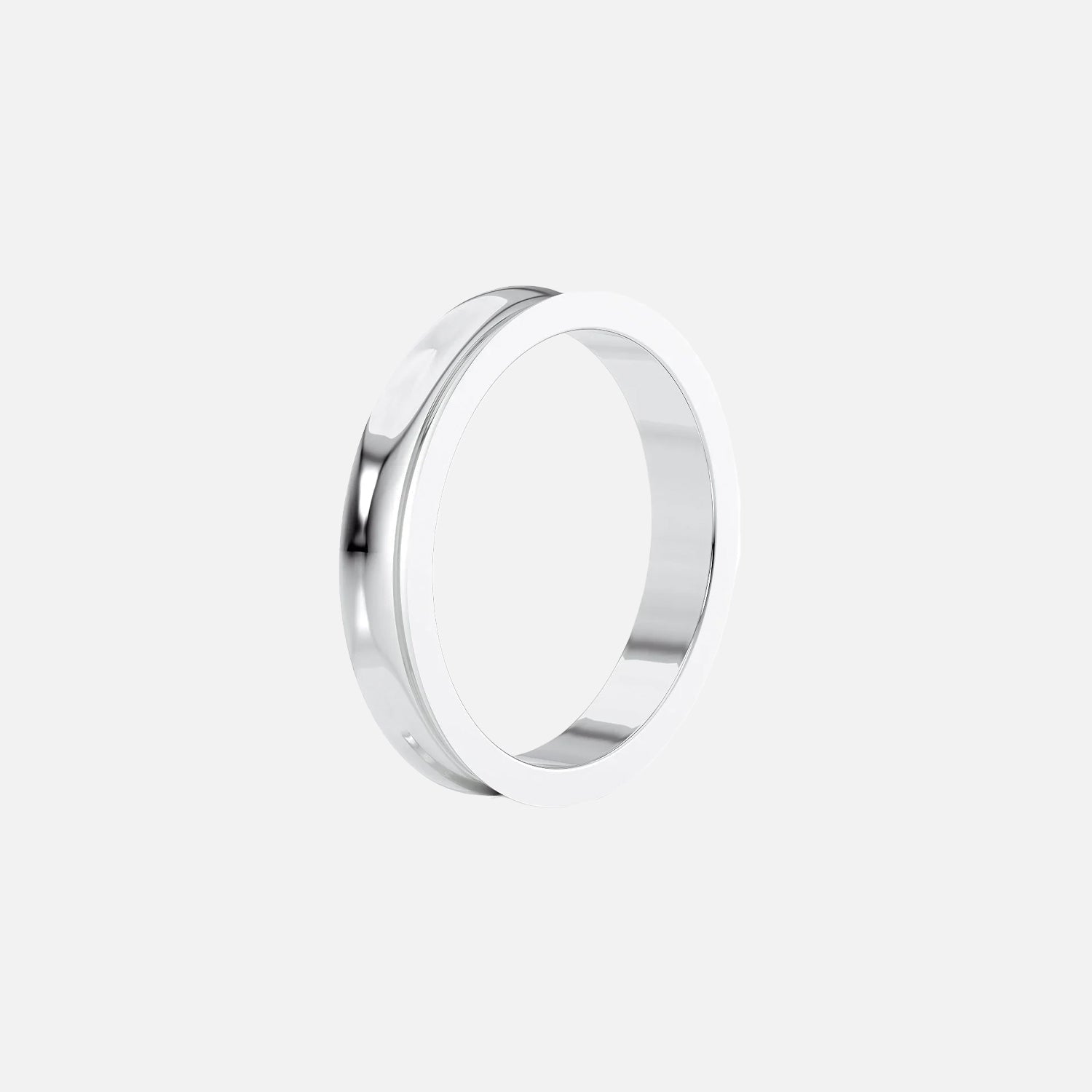 The Classic Louis Solid Moissanite Ring - KNT - Engagement Rings, Wedding Bands & Fine Jewelry