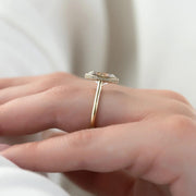 The Solitaire Luisa Oval Moissanite Ring - KNT - Engagement Rings, Wedding Bands & Fine Jewelry