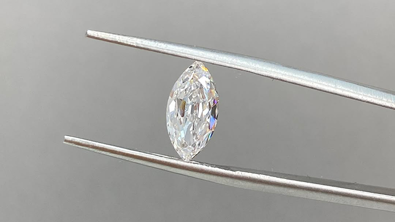 Marquise cut moissanite stones