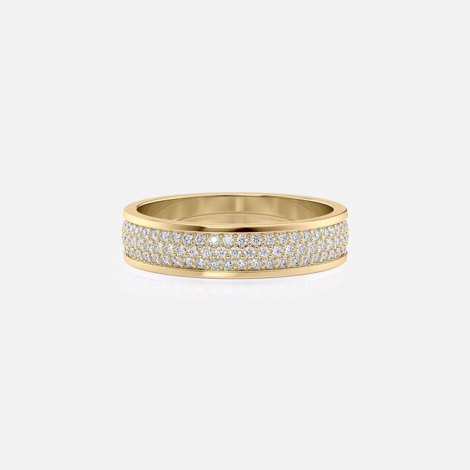 The Pave Matthew Diamonds Moissanite Ring - KNT - Engagement Rings, Wedding Bands & Fine Jewelry