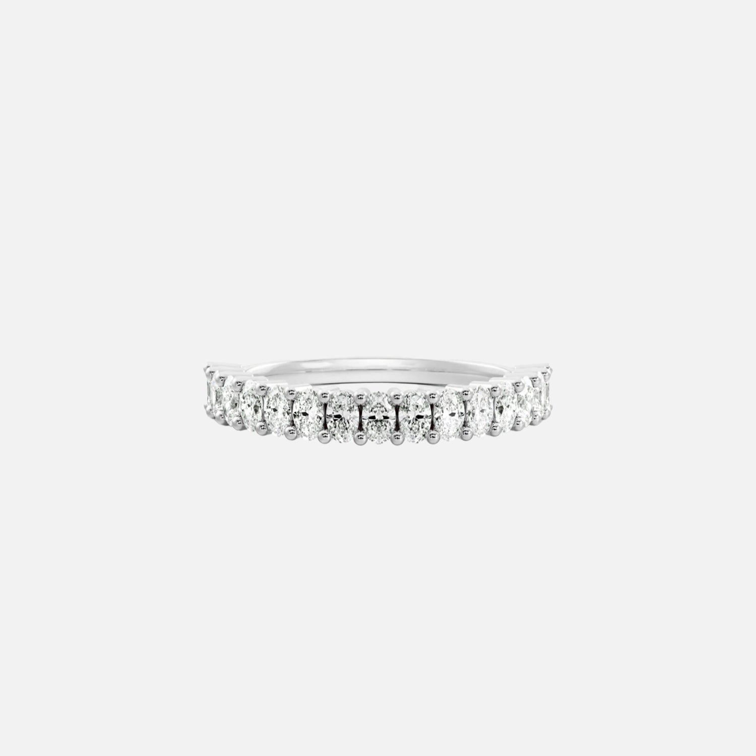 The Pave Noble Prong Moissanite Ring - KNT - Engagement Rings, Wedding Bands & Fine Jewelry