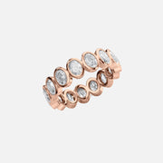  Oval Bezel Eternity Ring 18k Rose Gold 3 0 002