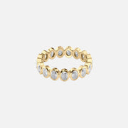  Oval Bezel Eternity Ring 18k Yellow Gold 1 7 001