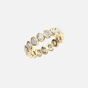  Oval Bezel Eternity Ring 18k Yellow Gold 1 7 002