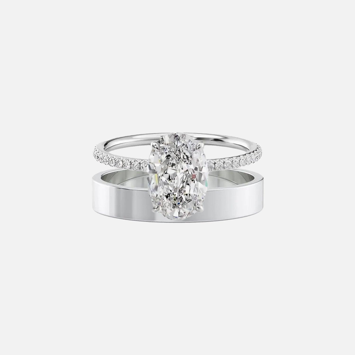 Oval Cassia Ring Stack - KNT - Engagement Rings, Wedding Bands & Fine Jewelry
