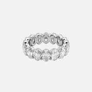  Oval Eternity Ring 14k White Gold 6 5 001
